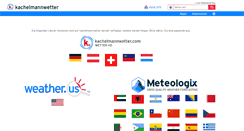 Desktop Screenshot of kachelmannwetter.com
